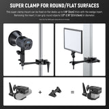 NEEWER UA048 Super Clamp with 6" Extension Arm, view 3
