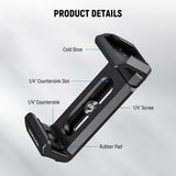 NEEWER UA051 T5/T7/T9 Portable SSD Holder Mount for iPhone 15 Pro/Pro Max Cage, view 4