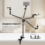 NEEWER UA056 30" Articulating Magic Arm with Super Clamp, view 2