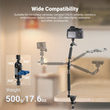 NEEWER UA057 22" Articulating Magic Arm with Super Clamp & Phone Holder, view 2