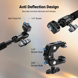 NEEWER UA057 22" Articulating Magic Arm with Super Clamp & Phone Holder, view 5