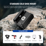 NEEWER UA080 2 Pack Cold Shoe Mount Adapter Set, view 3
