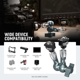 NEEWER UA082 7" Articulating Magic Arm with 1/4" 3/8" Anti Twist Screws, view 2