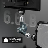 NEEWER UA082 7" Articulating Magic Arm with 1/4" 3/8" Anti Twist Screws, view 5