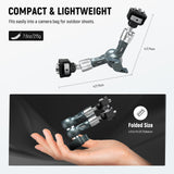 NEEWER UA082 7" Articulating Magic Arm with 1/4" 3/8" Anti Twist Screws, view 6