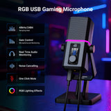 NEEWER UM02 RGB USB Gaming Microphone, view 2