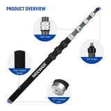 NEEWER Upgraded 9.8ft/300cm Carbon Fiber Microphone Boom Pole, view 6