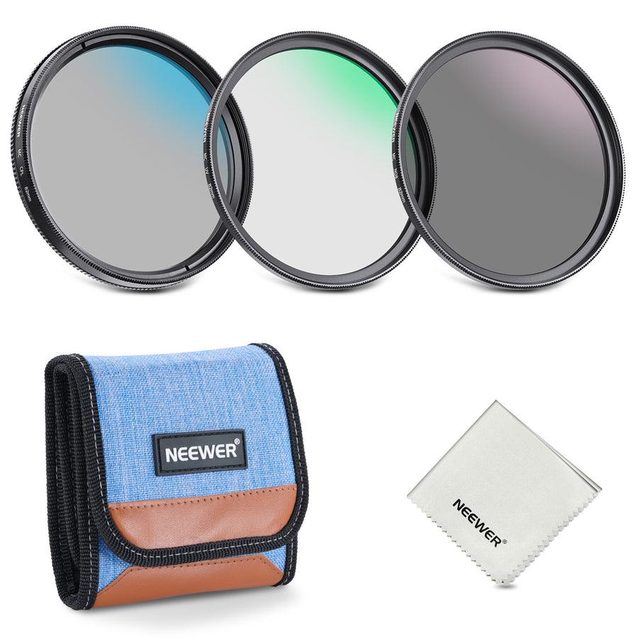 NEEWER UV/CPL/ND Lens Filter Kit