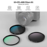 NEEWER UV/CPL/ND Lens Filter Kit, view 2