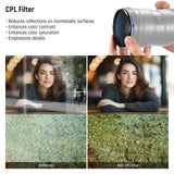 NEEWER UV/CPL/ND Lens Filter Kit, view 6