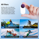 NEEWER UV & ND & CPL Lens Filter Set Compatible with Insta360 GO 3S, view 3