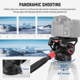 NEEWER GM002 Heavy Duty Video Tripod Fluid Head, view 4