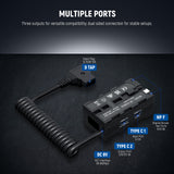 NEEWER VP-F550X2 Dual Sided Dummy Battery Adapter with Display, view 2