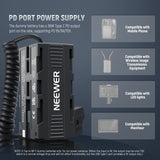NEEWER VP-F550X2 Dual Sided Dummy Battery Adapter with Display, view 4