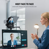 NEEWER X11 2-In-1 Teleprompter with Monitor, view 2