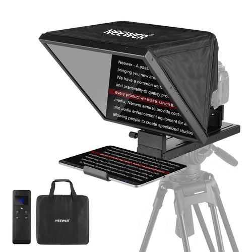 NEEWER BASICS X16B 16"  Aluminum Alloy Liftable Teleprompter