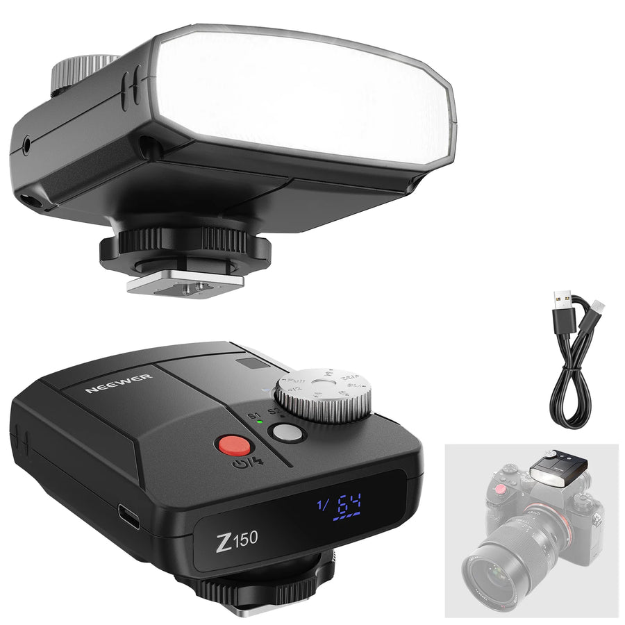 NEEWER Z150 Mini Camera Flash Speedlite with 1200mAh/640 Flashes