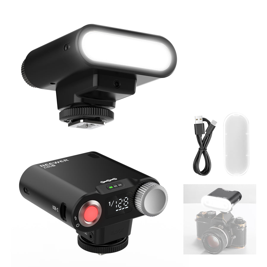NEEWER Z160 SE Camera Flash with M/S1/S2 Modes & 1200mAh Built in Battery