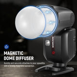 NEEWER Z2 76Ws Battery TTL Round Head Flash Speedlite with Diffuser, view 2