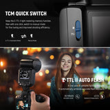NEEWER Z2 76Ws Battery TTL Round Head Flash Speedlite with Diffuser, view 4