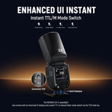 NEEWER Z2II 2.4G TTL Flash Speedlite, view 2
