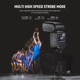 NEEWER Z880 GN60 5600K 76Ws TTL Flash Speedlite, view 4