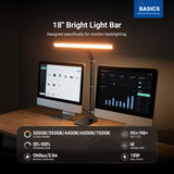 NEEWER BASICS DL03 18" LED Architect Desk Lamp with Base, view 3