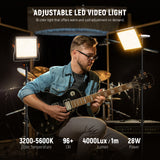 NEEWER 2 Pack NL480 Bi-Color LED Panel Light Kit, view 2