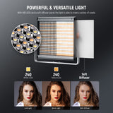 NEEWER 2 Pack NL480 Bi-Color LED Panel Light Kit, view 3