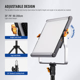 NEEWER 2 Pack NL480 Bi-Color LED Panel Light Kit, view 5