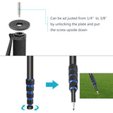 NEEWER Extendable Camera Monopod with Foldable Tripod Support Base, view 6