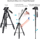 NEEWER SAB264 70" 2 in 1 Camera Tripod Monopod, view 3