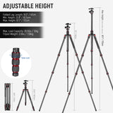 NEEWER N55C 68" Carbon Fiber Tripod Monopod, view 2