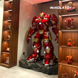 Nikola Toy Full Size MK44 Hulkbuster Veronica Resin Statue LED Iron Man Giant Collectible, view 4