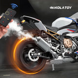 Nikola Toy 1/6 BMW S1000RR Alloy Dynamic Motorcycle Model, view 3