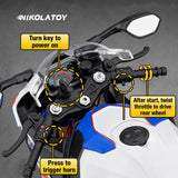 Nikola Toy 1/6 BMW S1000RR Alloy Dynamic Motorcycle Model, view 6