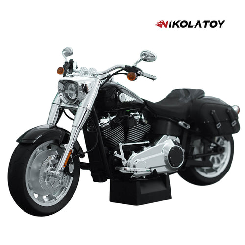 Nikola Toy 1/6 Harley Fat Boy Alloy Dynamic Motorcycle Model