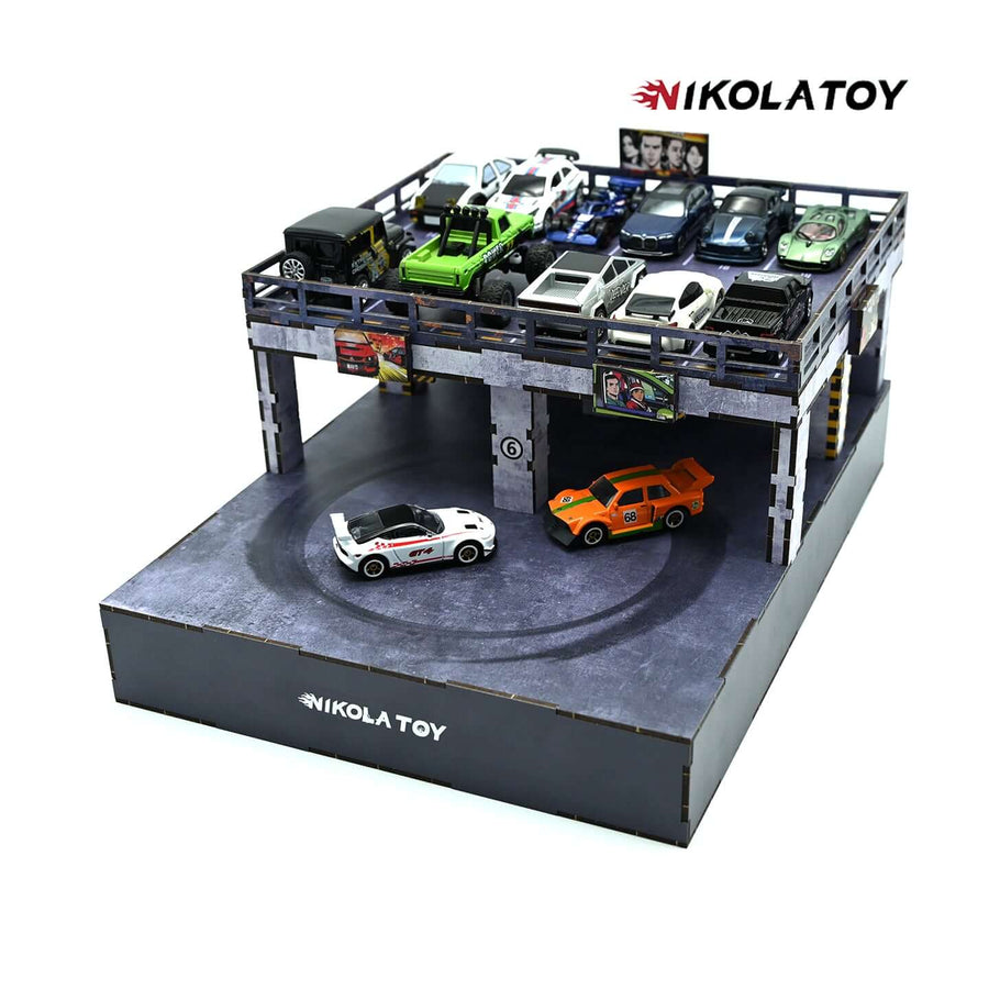 Nikola Toy 1:64 Electric Drift Turntable Car Model Parking Lot
