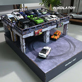 Nikola Toy 1:64 Electric Drift Turntable Car Model Parking Lot, view 4