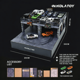 Nikola Toy 1:64 Electric Drift Turntable Car Model Parking Lot, view 6