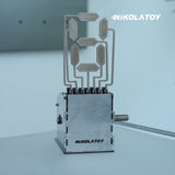 Nikola Toy All-Metal Hand Crank Flip Digit Mechanical Counter, view 3