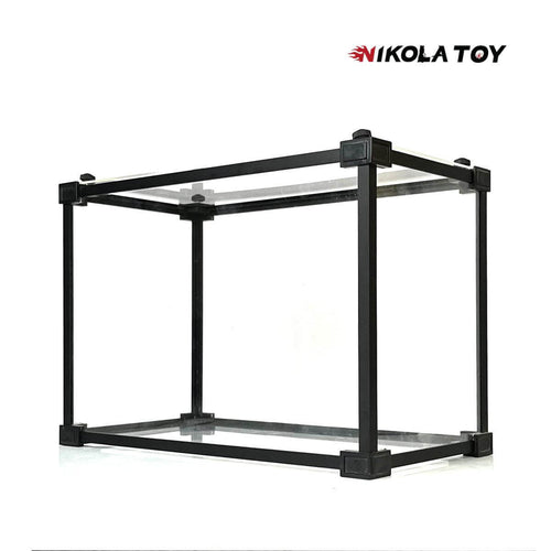 Nikola Toy Alloy Frame High Transparent Dust Cover Storage Display Box