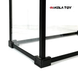 Nikola Toy Alloy Frame High Transparent Dust Cover Storage Display Box, view 3