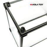 Nikola Toy Alloy Frame High Transparent Dust Cover Storage Display Box, view 4