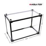 Nikola Toy Alloy Frame High Transparent Dust Cover Storage Display Box, view 5