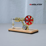 Nikola Toy Bamboo Based Single Cylinder Stirling Engine, view 5