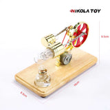 Nikola Toy Bamboo Based Single Cylinder Stirling Engine, view 6