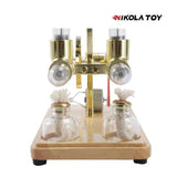 Nikola Toy Bamboo Based Twin Cylinder Stirling Engine, view 4