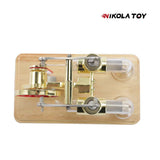 Nikola Toy Bamboo Based Twin Cylinder Stirling Engine, view 5