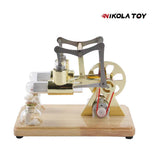 Nikola Toy Bamboo Based Twin Cylinder Stirling Engine, view 6